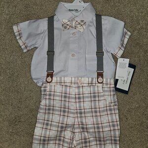 Baby Boy Clothes Size 18 Months 4 Piece Summer Suit Set